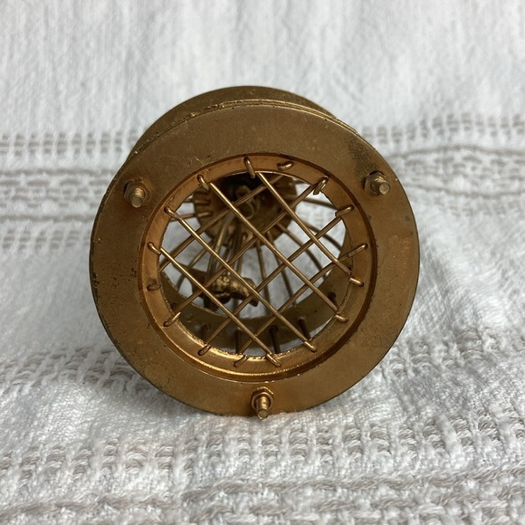 Solid Brass Birdcage Hanging Figure - Picture 4 of 6